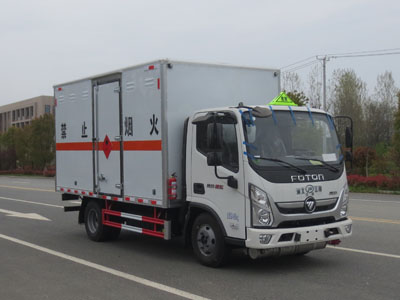  江特牌JDF5040XRQB6型易燃氣體廂式運輸車